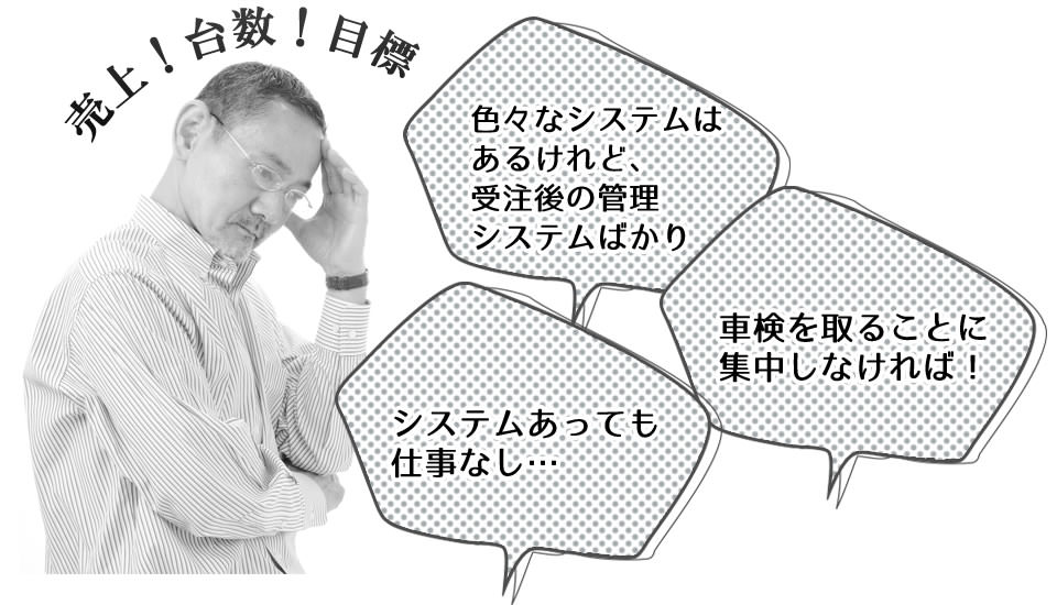 売上！台数！目標！そんな社長様の悩みを車検万来は解決します！